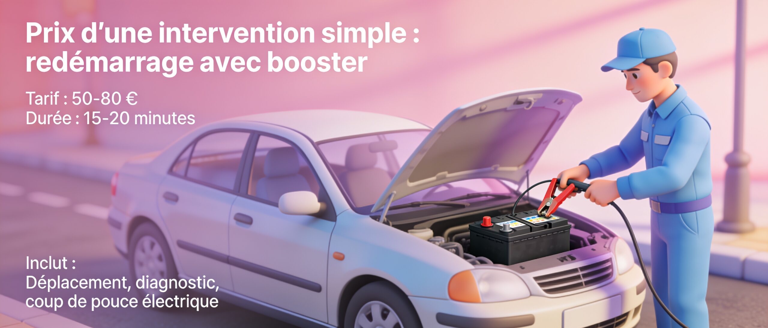 Le prix d'une intervention simple : redémarrage avec booster