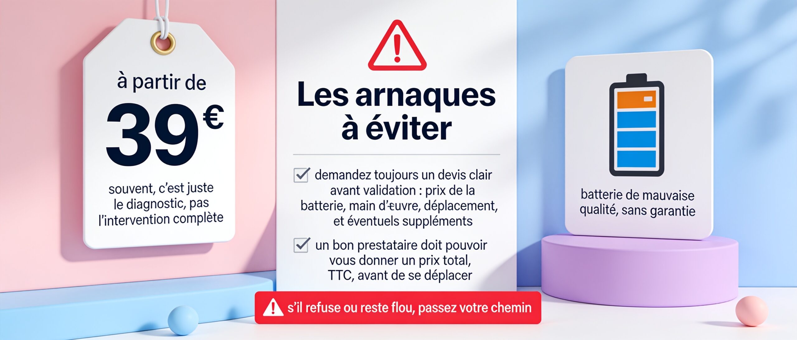 Les arnaques à éviter