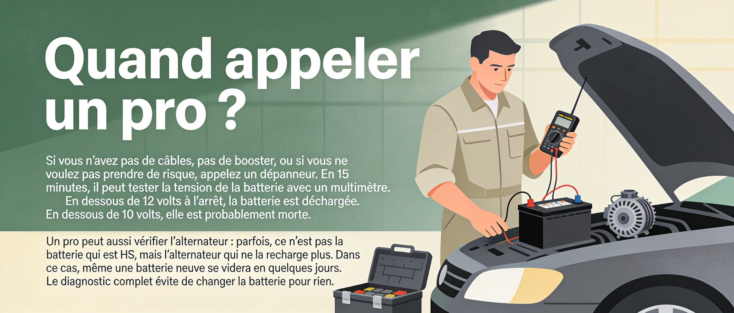 Quand appeler un pro ?
