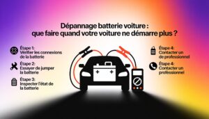 Dépannage batterie voiture : que faire quand votre voiture ne démarre plus ?