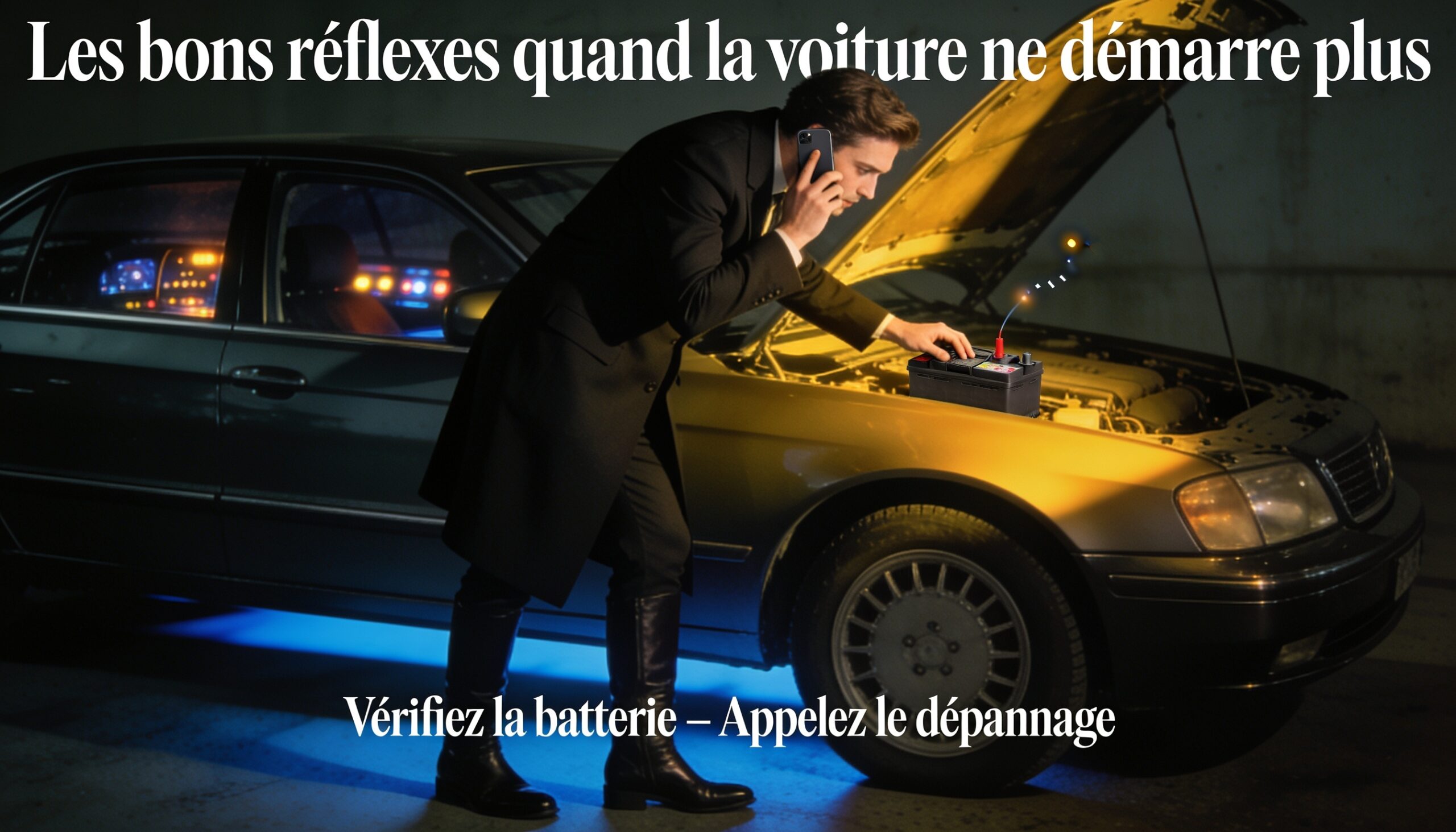 Les bons réflexes quand la voiture ne démarre plus